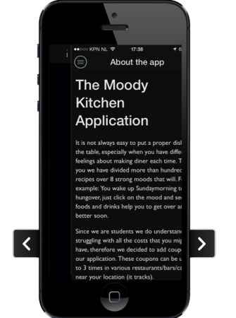 iPhone 5 'About the app' 